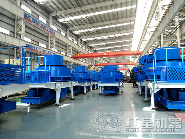 制砂機(jī)生產(chǎn)車(chē)間 制砂機(jī)生產(chǎn)車(chē)間