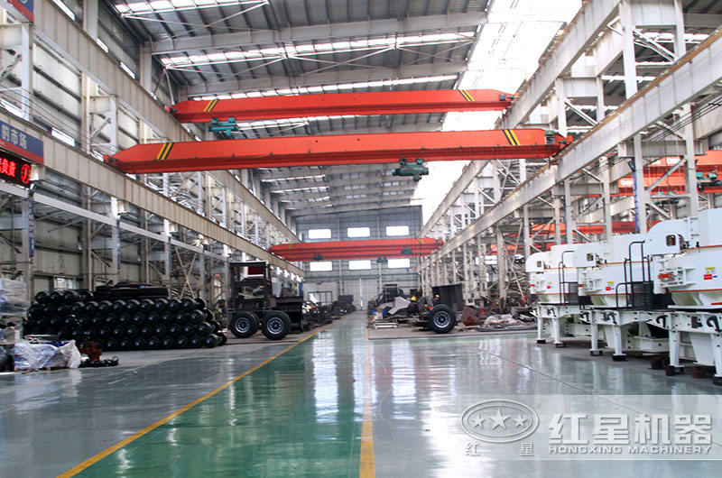 紅星制砂機生產(chǎn)線車間 紅星制砂機生產(chǎn)線車間