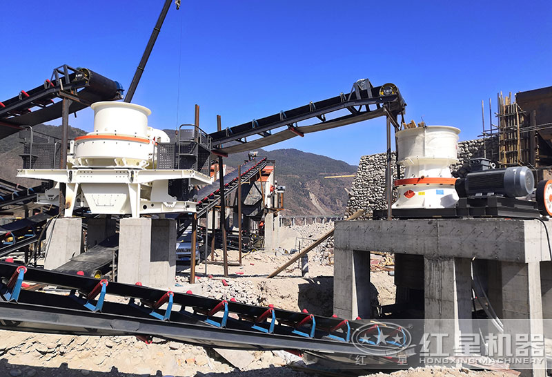 單缸圓錐破適合破碎硬料，HVI制砂機節(jié)能