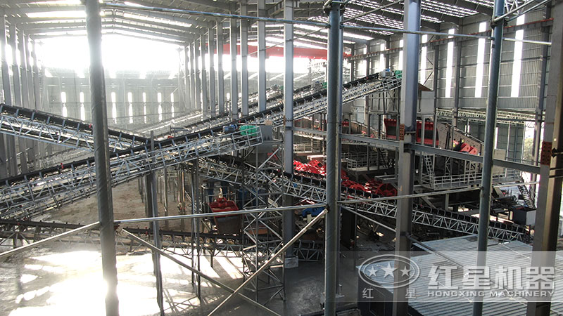 石子機生產(chǎn)線多少錢一套，附現(xiàn)場案例