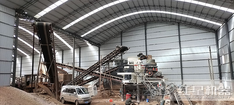 碎沙機(jī)設(shè)備多少錢一套，一天能生產(chǎn)多少？