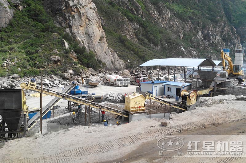 一飽眼福！四條時產200噸的機制砂生產線作業(yè)現場